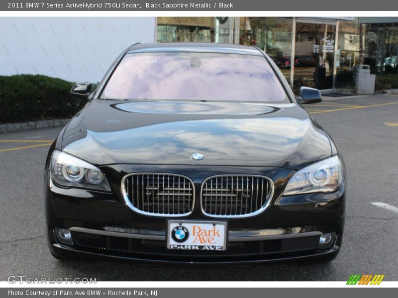 Black Sapphire Metallic / Black 2011 BMW 7 Series ActiveHybrid 750Li Sedan