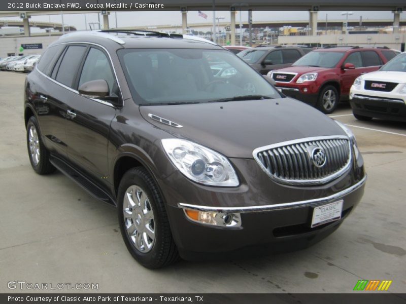 Cocoa Metallic / Cashmere 2012 Buick Enclave FWD
