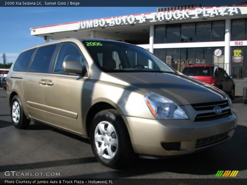 Sunset Gold / Beige 2006 Kia Sedona LX
