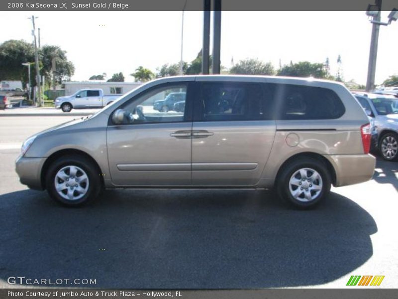 Sunset Gold / Beige 2006 Kia Sedona LX