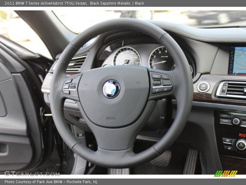  2011 7 Series ActiveHybrid 750Li Sedan Steering Wheel