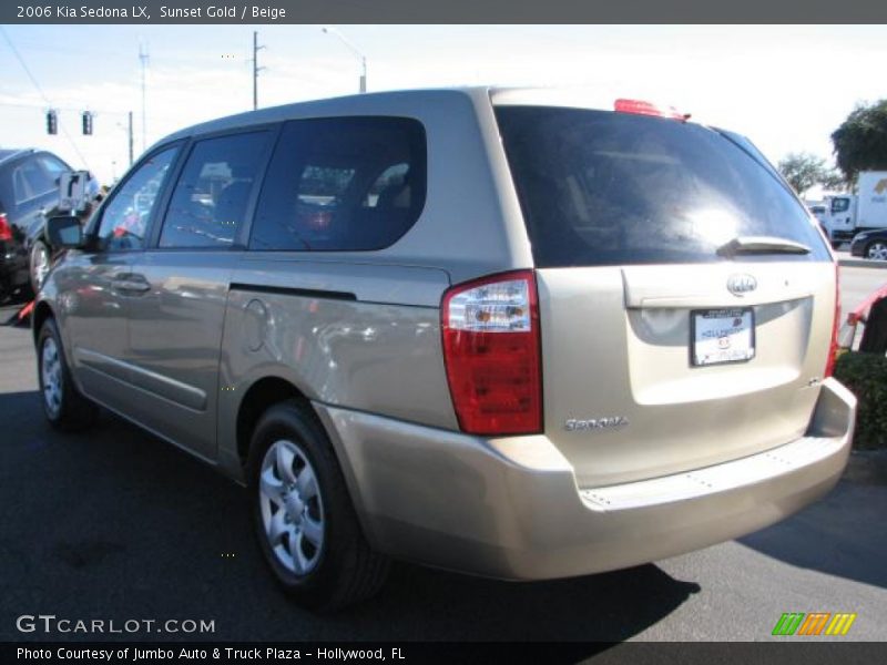 Sunset Gold / Beige 2006 Kia Sedona LX