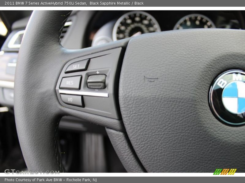 Black Sapphire Metallic / Black 2011 BMW 7 Series ActiveHybrid 750Li Sedan