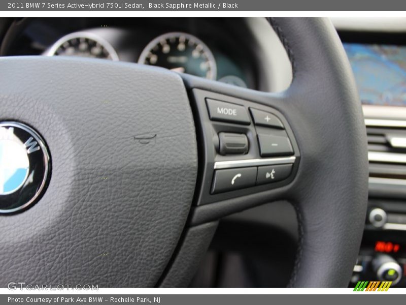 Black Sapphire Metallic / Black 2011 BMW 7 Series ActiveHybrid 750Li Sedan