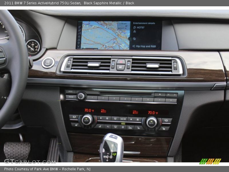 Black Sapphire Metallic / Black 2011 BMW 7 Series ActiveHybrid 750Li Sedan