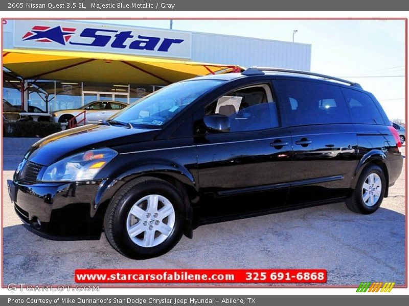 Majestic Blue Metallic / Gray 2005 Nissan Quest 3.5 SL