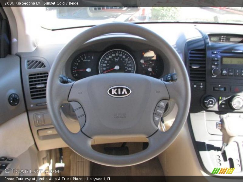 Sunset Gold / Beige 2006 Kia Sedona LX