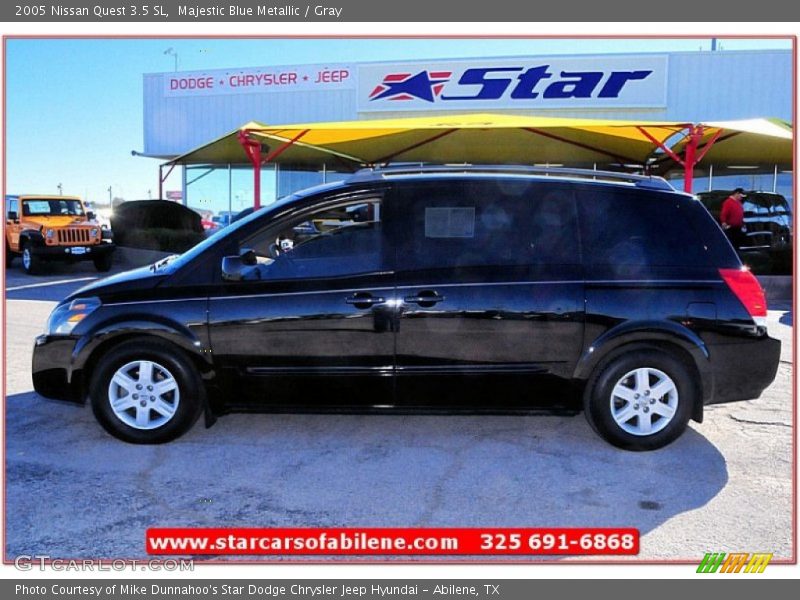 Majestic Blue Metallic / Gray 2005 Nissan Quest 3.5 SL