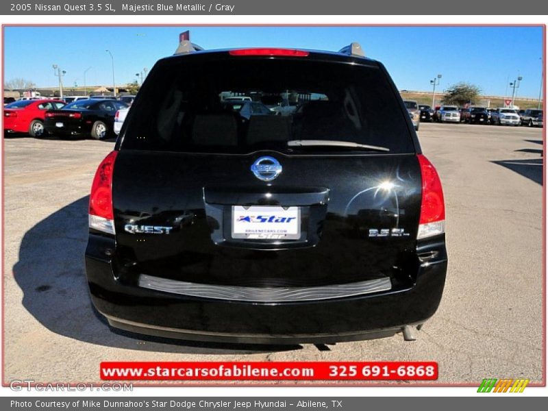 Majestic Blue Metallic / Gray 2005 Nissan Quest 3.5 SL