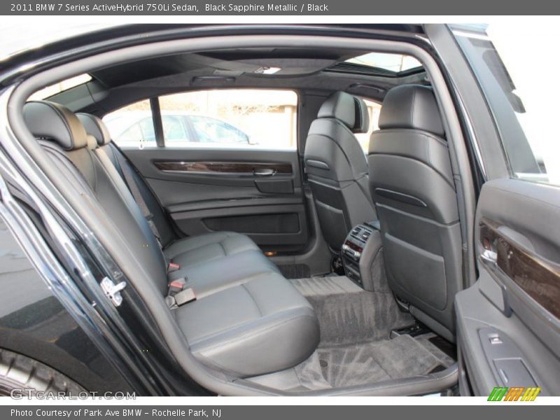  2011 7 Series ActiveHybrid 750Li Sedan Black Interior