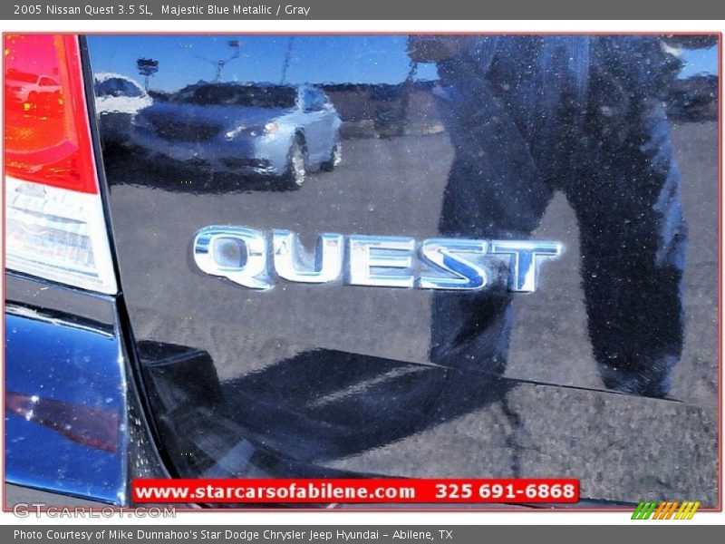 Majestic Blue Metallic / Gray 2005 Nissan Quest 3.5 SL