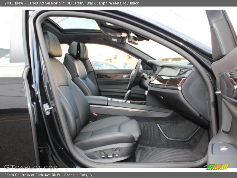  2011 7 Series ActiveHybrid 750Li Sedan Black Interior
