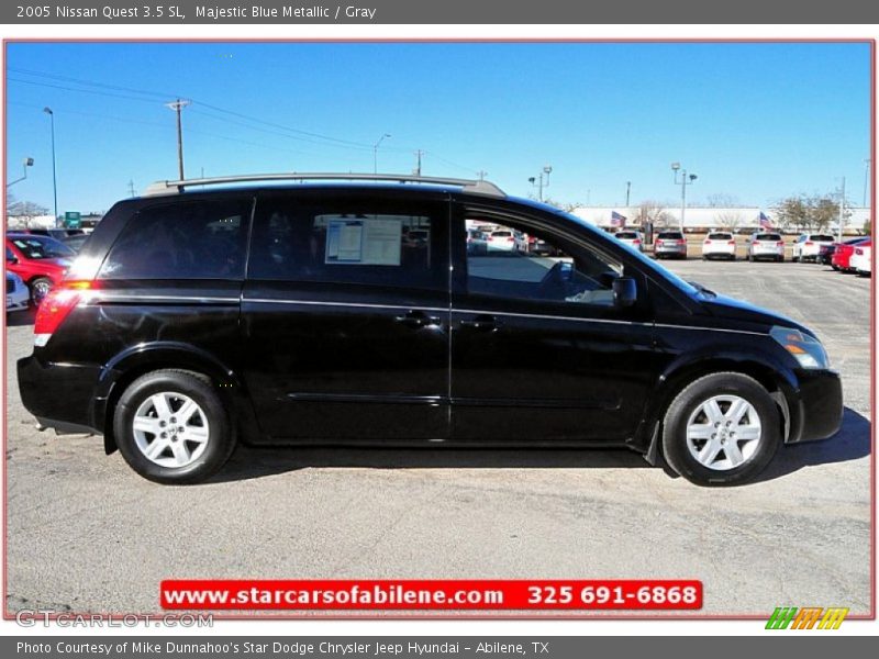 Majestic Blue Metallic / Gray 2005 Nissan Quest 3.5 SL