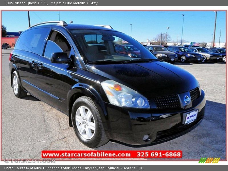 Majestic Blue Metallic / Gray 2005 Nissan Quest 3.5 SL