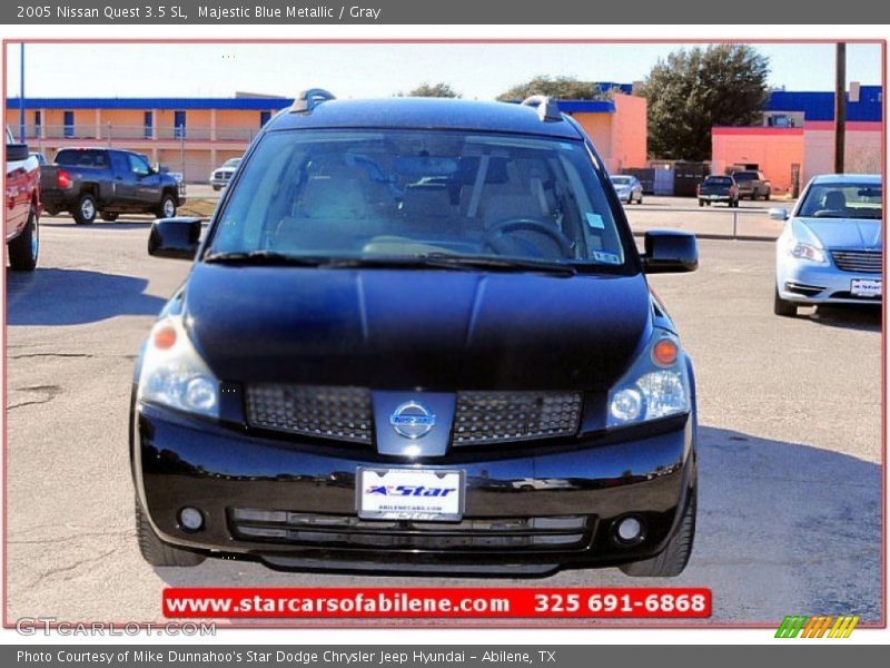 Majestic Blue Metallic / Gray 2005 Nissan Quest 3.5 SL