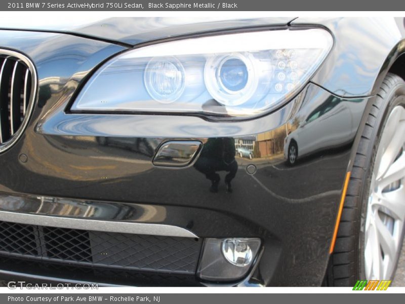 Black Sapphire Metallic / Black 2011 BMW 7 Series ActiveHybrid 750Li Sedan
