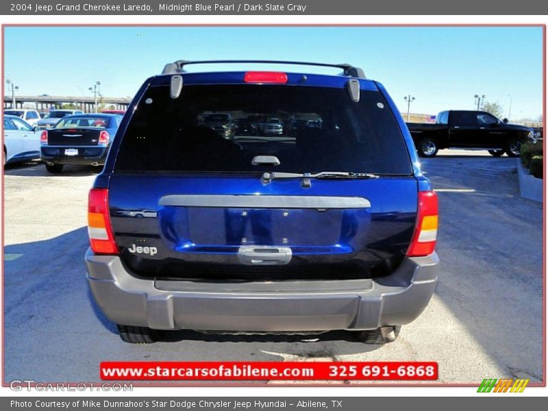 Midnight Blue Pearl / Dark Slate Gray 2004 Jeep Grand Cherokee Laredo