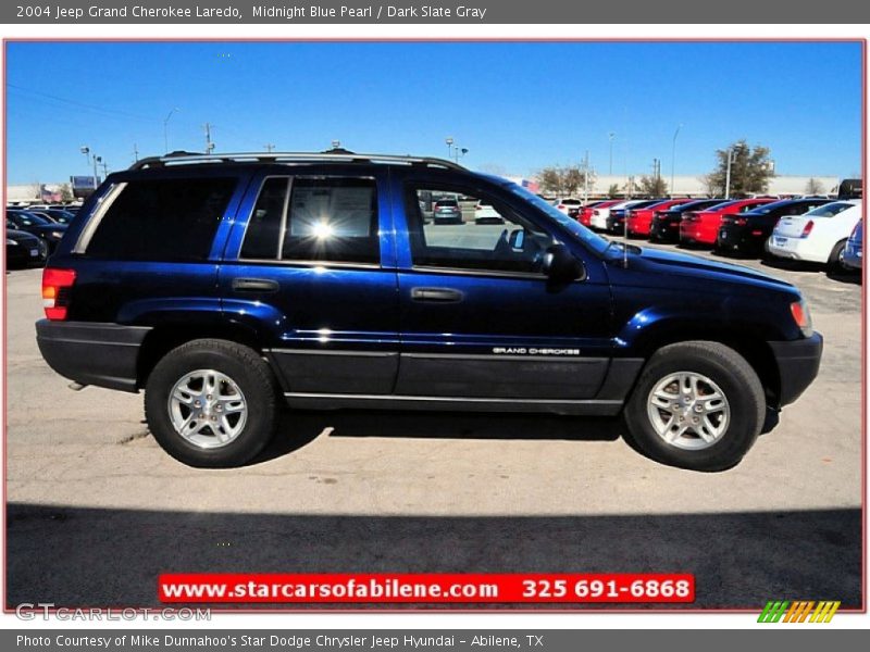Midnight Blue Pearl / Dark Slate Gray 2004 Jeep Grand Cherokee Laredo