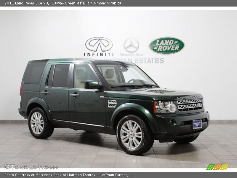 Galway Green Metallic / Almond/Arabica 2011 Land Rover LR4 V8