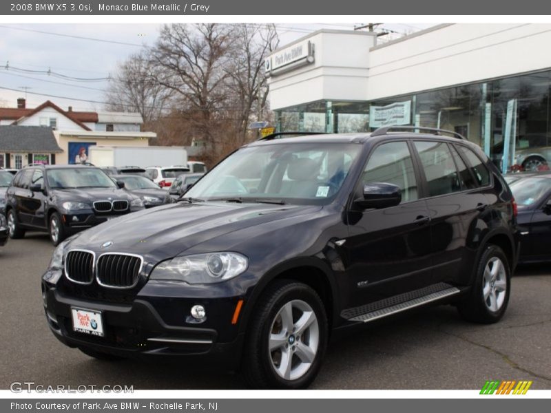 Monaco Blue Metallic / Grey 2008 BMW X5 3.0si