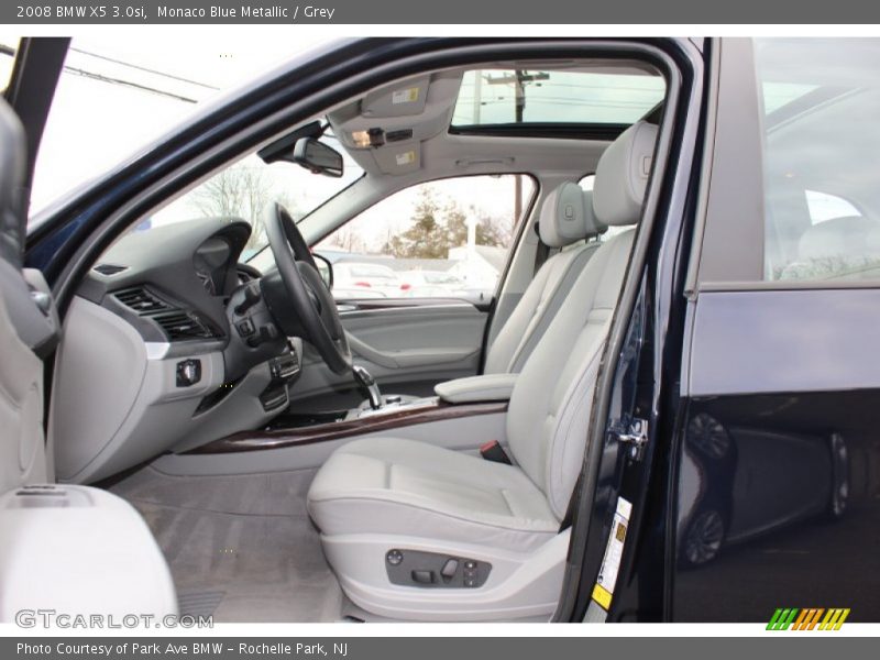 Monaco Blue Metallic / Grey 2008 BMW X5 3.0si