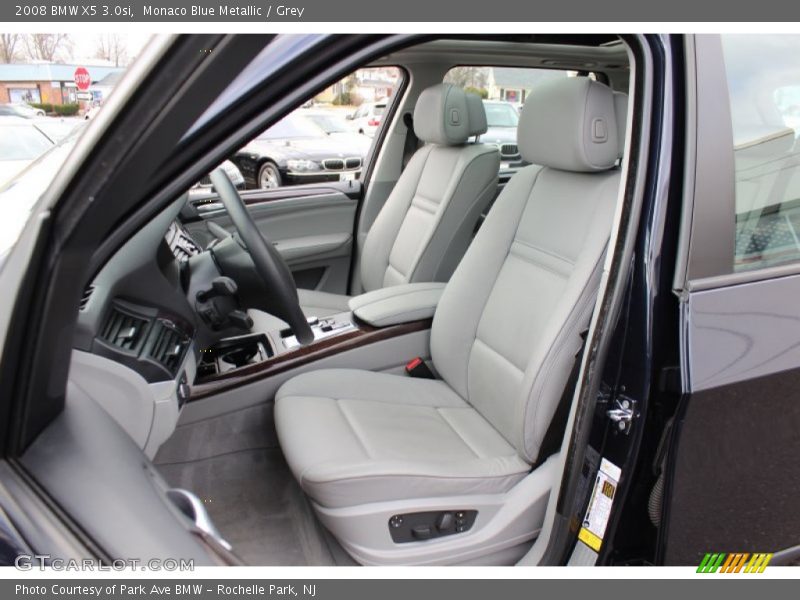 Monaco Blue Metallic / Grey 2008 BMW X5 3.0si
