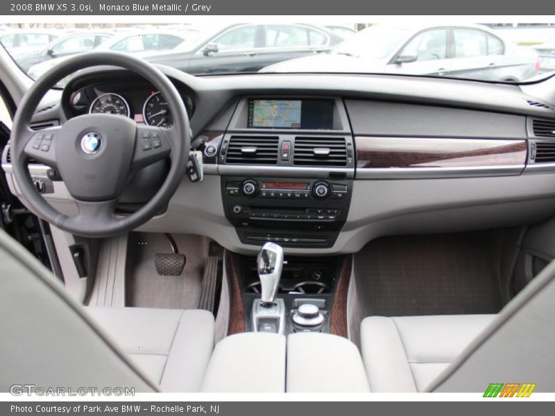 Monaco Blue Metallic / Grey 2008 BMW X5 3.0si