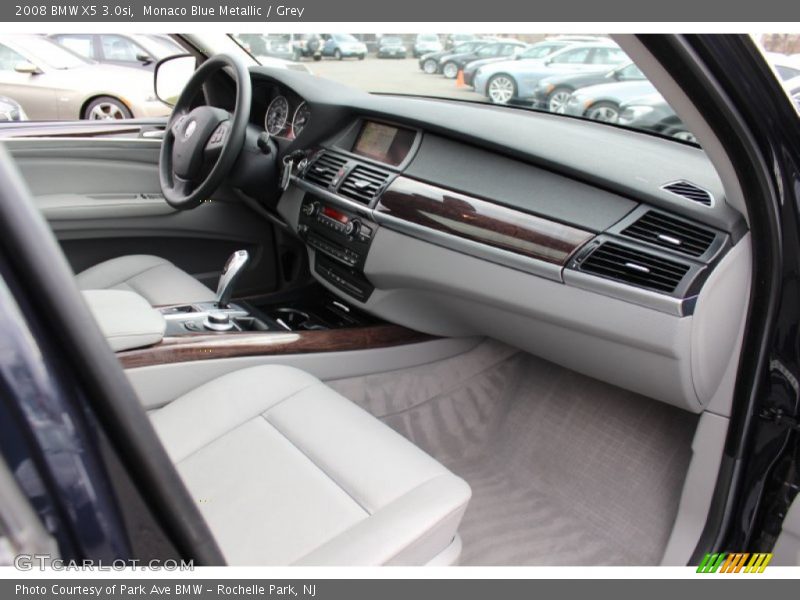 Monaco Blue Metallic / Grey 2008 BMW X5 3.0si