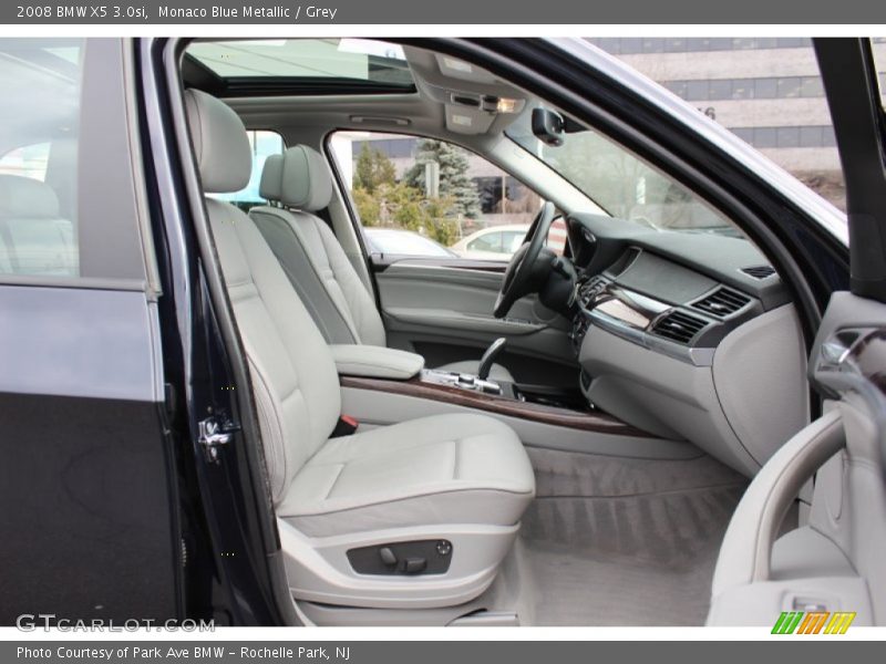 Monaco Blue Metallic / Grey 2008 BMW X5 3.0si