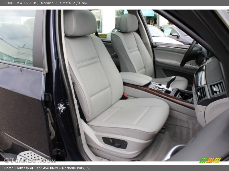 Monaco Blue Metallic / Grey 2008 BMW X5 3.0si