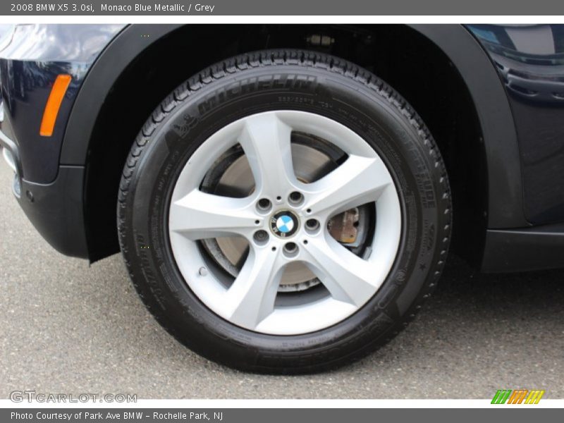 Monaco Blue Metallic / Grey 2008 BMW X5 3.0si