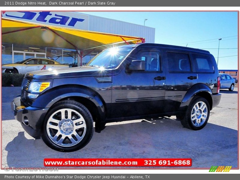 Dark Charcoal Pearl / Dark Slate Gray 2011 Dodge Nitro Heat
