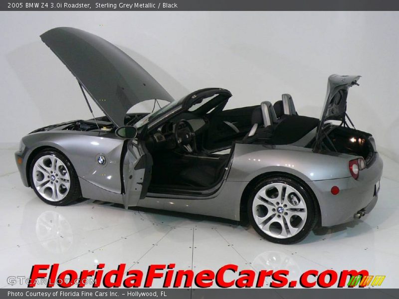 Sterling Grey Metallic / Black 2005 BMW Z4 3.0i Roadster