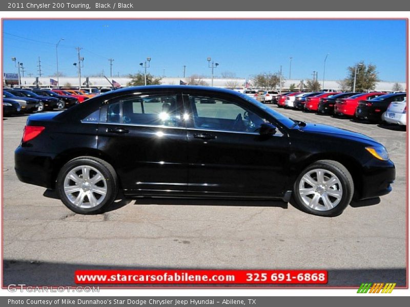 Black / Black 2011 Chrysler 200 Touring