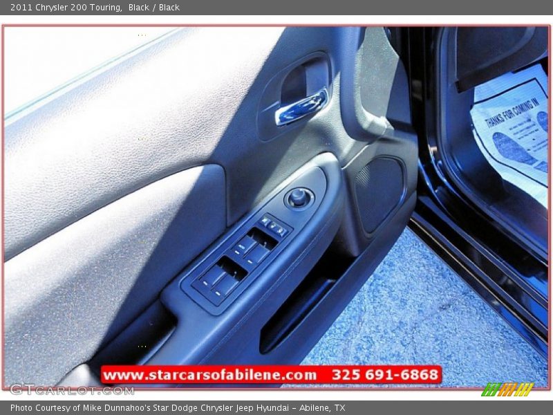 Black / Black 2011 Chrysler 200 Touring