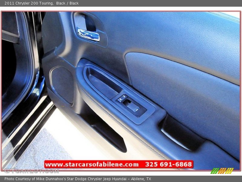 Black / Black 2011 Chrysler 200 Touring