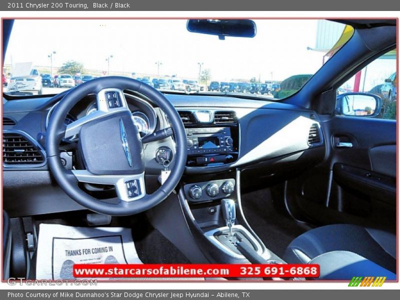 Black / Black 2011 Chrysler 200 Touring