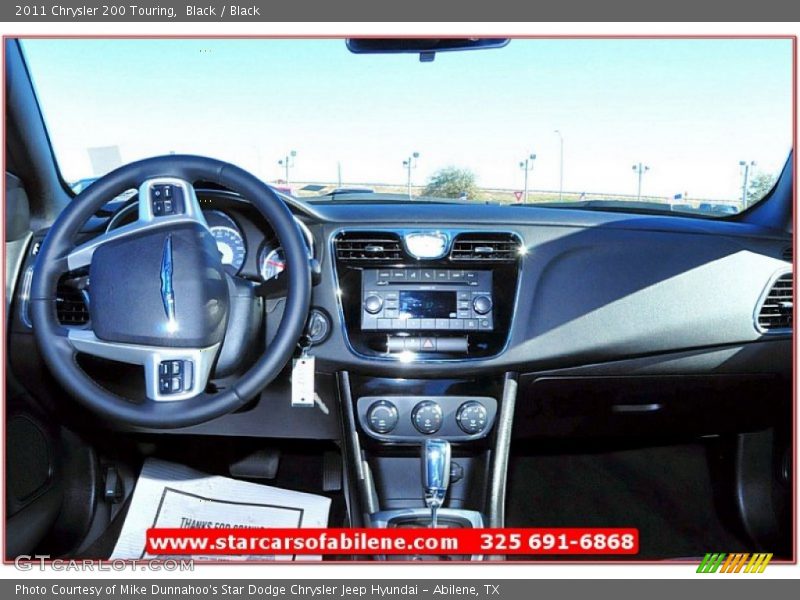 Black / Black 2011 Chrysler 200 Touring