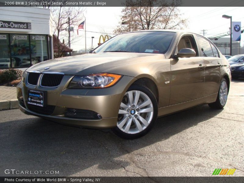 Sonora Metallic / Beige 2006 BMW 3 Series 325xi Sedan