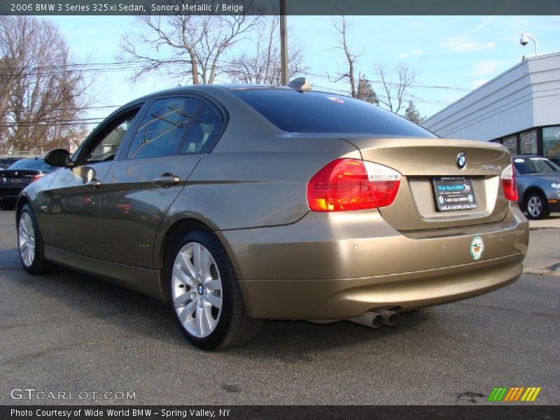 Sonora Metallic / Beige 2006 BMW 3 Series 325xi Sedan