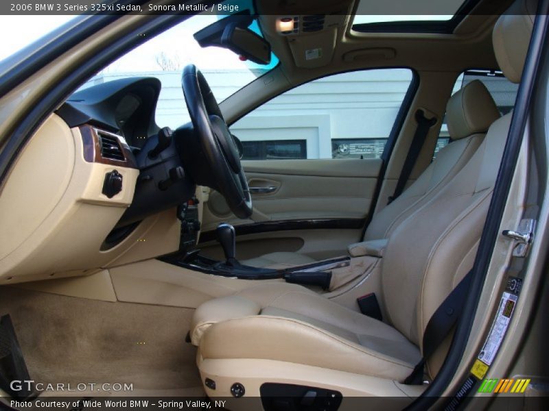 2006 3 Series 325xi Sedan Beige Interior