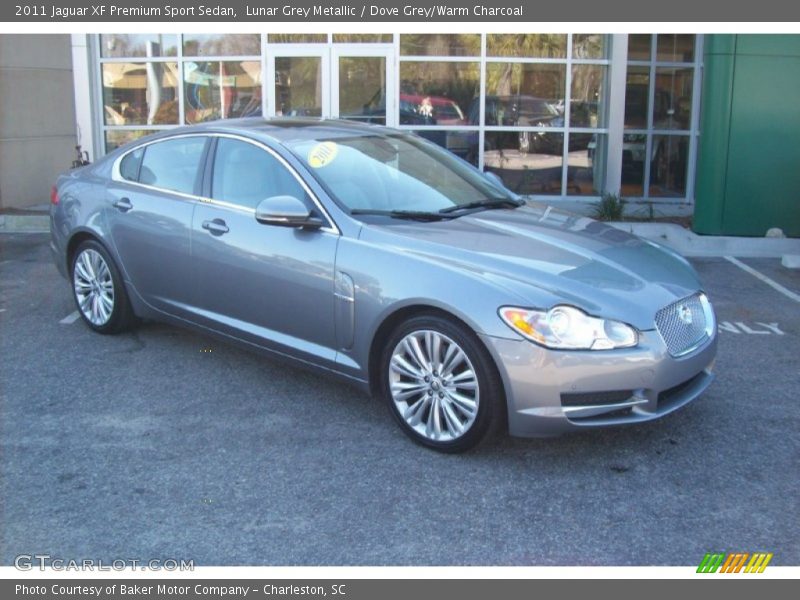 Lunar Grey Metallic / Dove Grey/Warm Charcoal 2011 Jaguar XF Premium Sport Sedan
