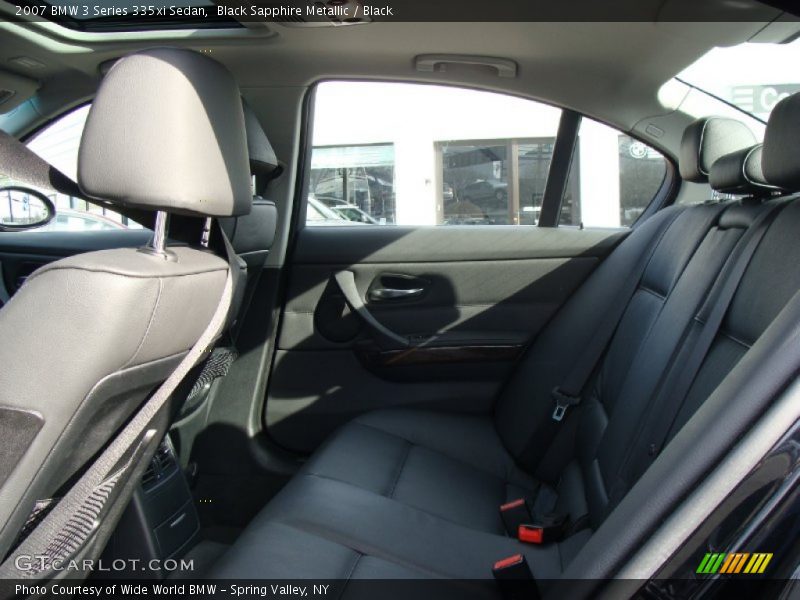 Black Sapphire Metallic / Black 2007 BMW 3 Series 335xi Sedan