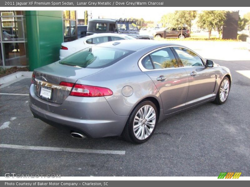 Lunar Grey Metallic / Dove Grey/Warm Charcoal 2011 Jaguar XF Premium Sport Sedan