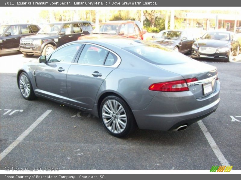 Lunar Grey Metallic / Dove Grey/Warm Charcoal 2011 Jaguar XF Premium Sport Sedan
