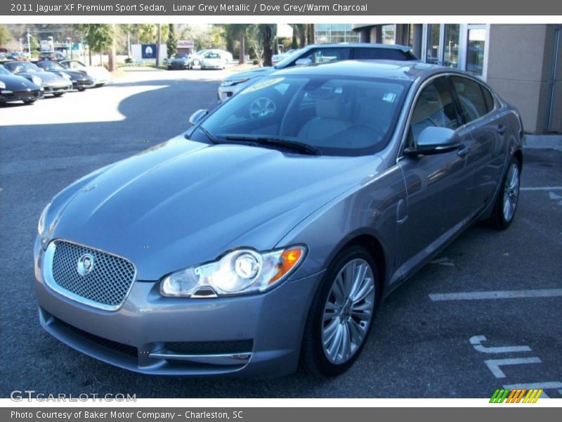 Lunar Grey Metallic / Dove Grey/Warm Charcoal 2011 Jaguar XF Premium Sport Sedan