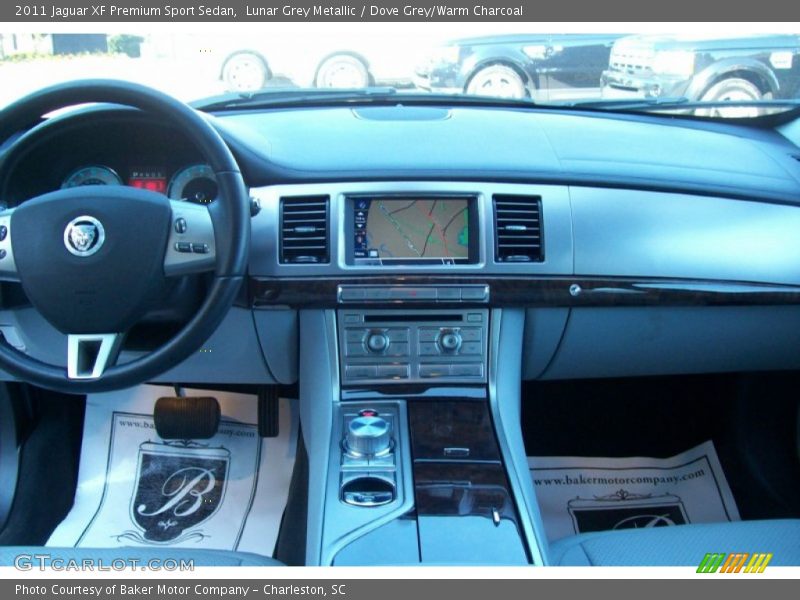 Lunar Grey Metallic / Dove Grey/Warm Charcoal 2011 Jaguar XF Premium Sport Sedan