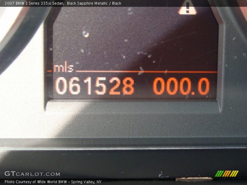Black Sapphire Metallic / Black 2007 BMW 3 Series 335xi Sedan