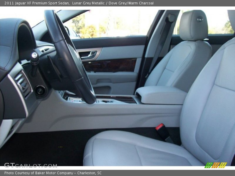 Lunar Grey Metallic / Dove Grey/Warm Charcoal 2011 Jaguar XF Premium Sport Sedan