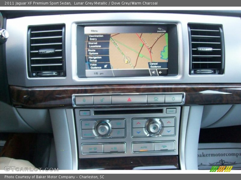 Lunar Grey Metallic / Dove Grey/Warm Charcoal 2011 Jaguar XF Premium Sport Sedan